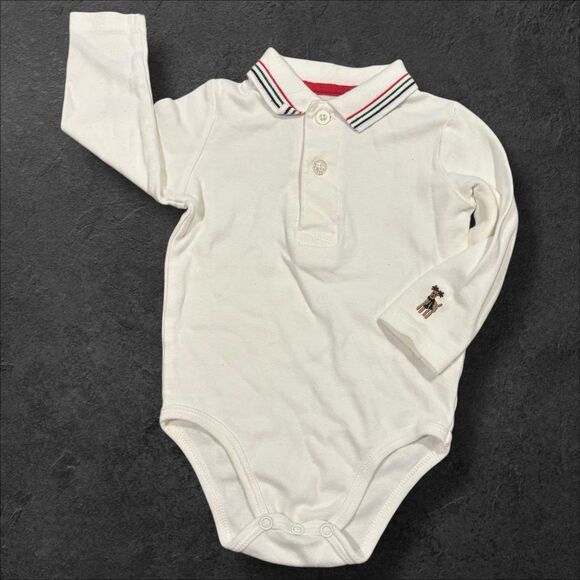 Baby Kitestrings by Hartstrings Reindeer Collared Bodysuit – 12M – Play - Picture 2 of 6